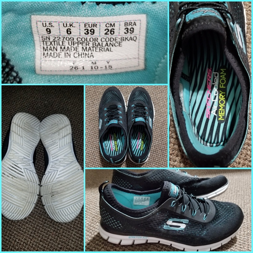 Womens slide on sketchers shoes
